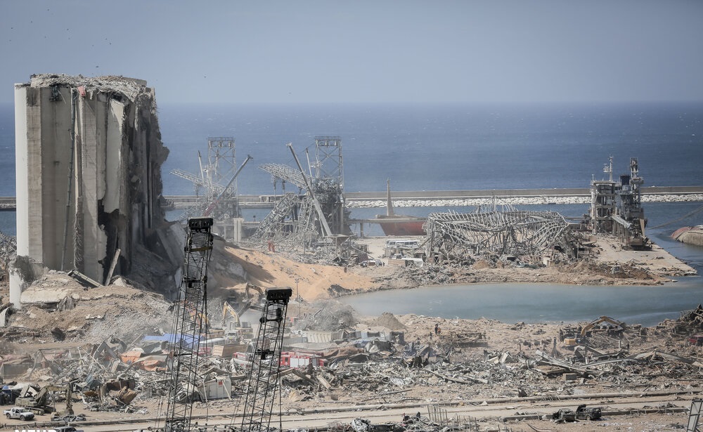 Damage after the Beirut explosion