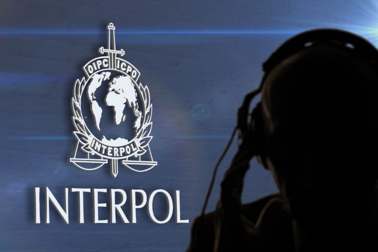 Interpol secret agent photo
