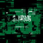 Saudia Arabi flag (pixelized)